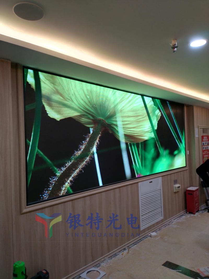 鄭州東區某單位形象走廊高清顯示屏